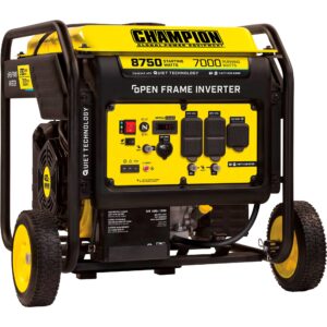 Champion Power Equipment Inverter Generator — 8750 Surge Watts, 7000 Rated Watts, Electric Start, Model# 100520