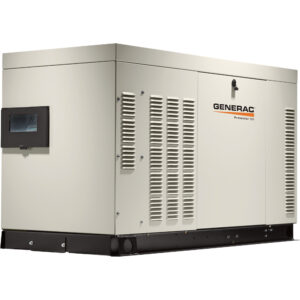 Generac QuietSource Series Liquid-Cooled Home Standby Generator — 27 kW (LP)/25 kW NG, Model# RG027224ANAX