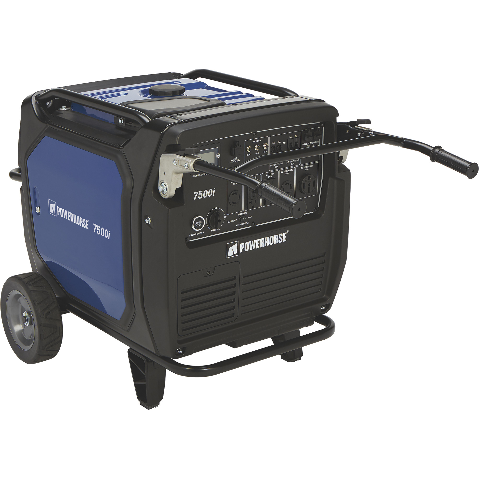 Powerhorse Inverter Generator — 7500 Surge Watts, 6500 Rated Watts