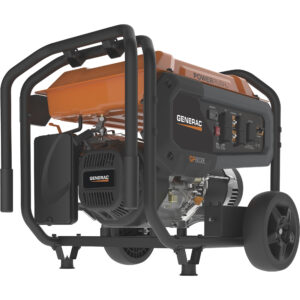 Generac Portable Generator — 10,000 Surge Watts, 8000 Rated Watts, Electric Start, CARB Compliant, Model# 7676