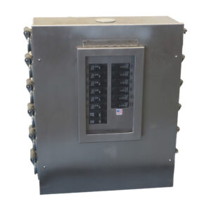 CEP MicroStation Portable GFCI Power Distribution Panel with Cart — 125/250 Volts, 100 Amps, Single Phase, Model# 6214DC