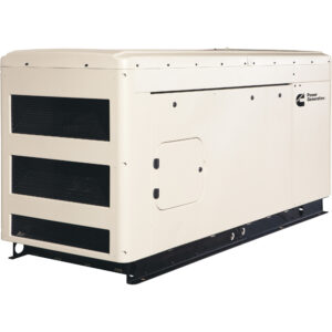 Cummins Commercial Standby Generator — 25kW, LP/NG, 120/240 Volts, 3-Phase, Model# RS25