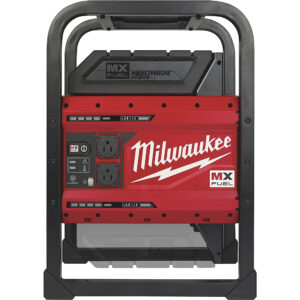 Milwaukee MX FUEL Carry-On Power Supply Kit — 3600 Peak Watts, Pure Sine Wave, 2 Batteries Model# MXF002-2XC