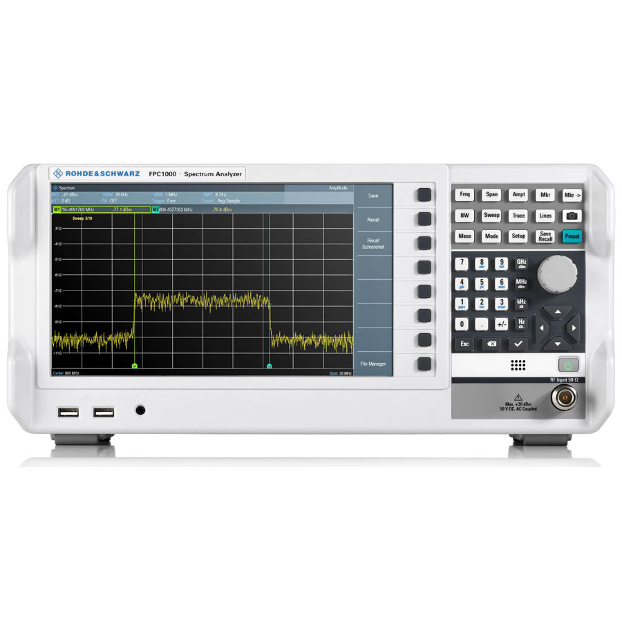 Rohde & Schwarz FPC1000 Spectrum Analyzer: Uncover Signal Insights from 5kHz to 1GHz