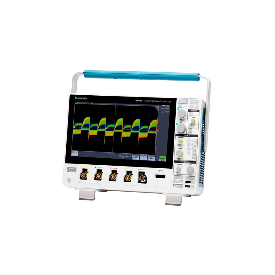 Tektronix MDO32/3-BW-500: 2CH, 500 MHz Mixed Domain Oscilloscope with 2.5-5 GS/s, 10 Mpts